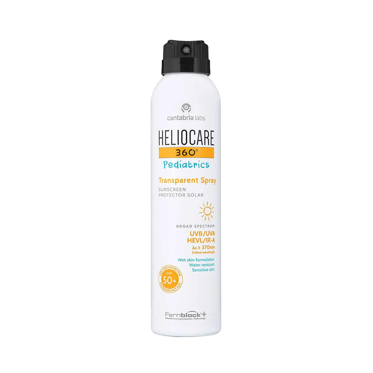 HELIOCARE 360º PEDIATRICS TRANSPARENT SPRAY, 200ml