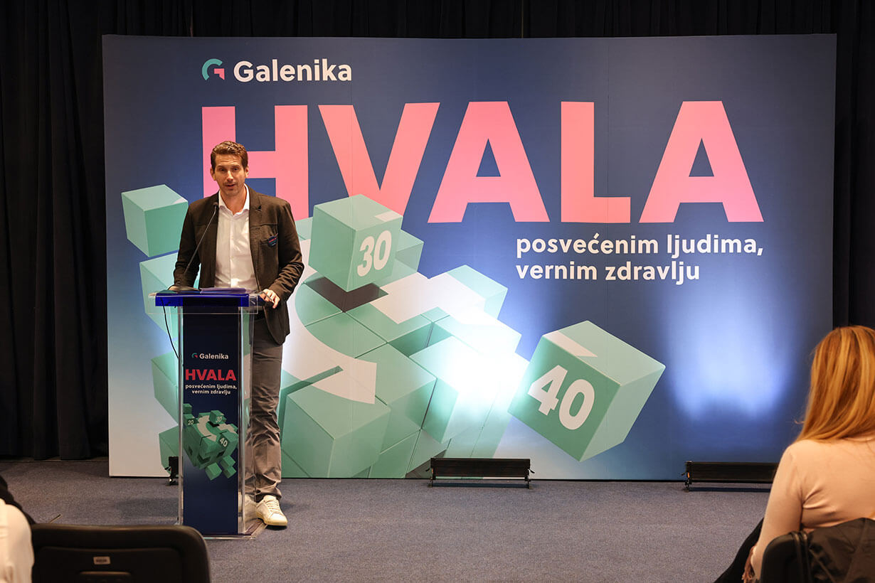 Uručena priznanja Galenika jubilantima