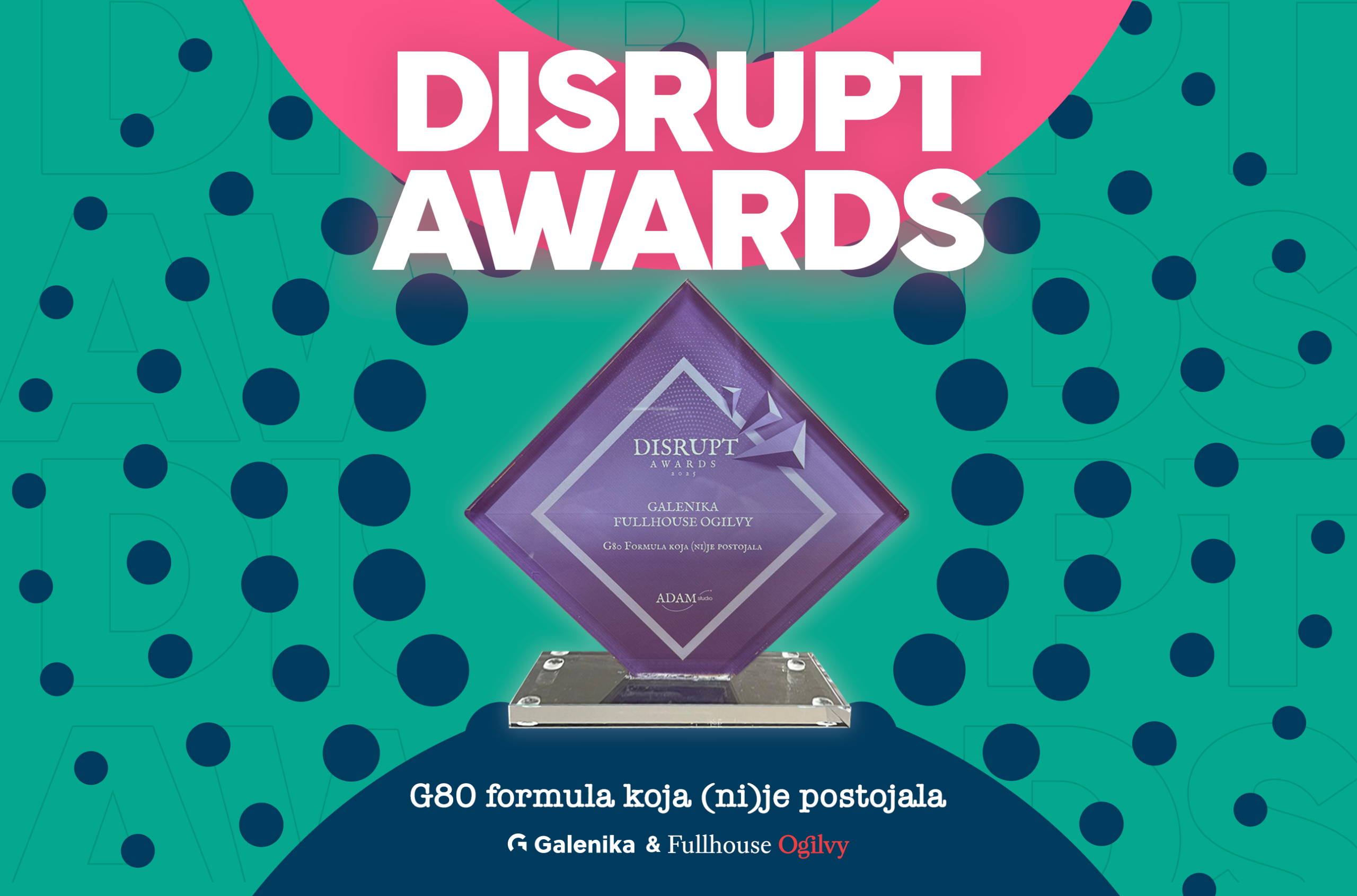Galenika osvojila DISRUPT nagradu za projekat G80